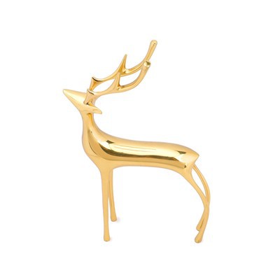 Метална статуа малих јелена за кућни декор